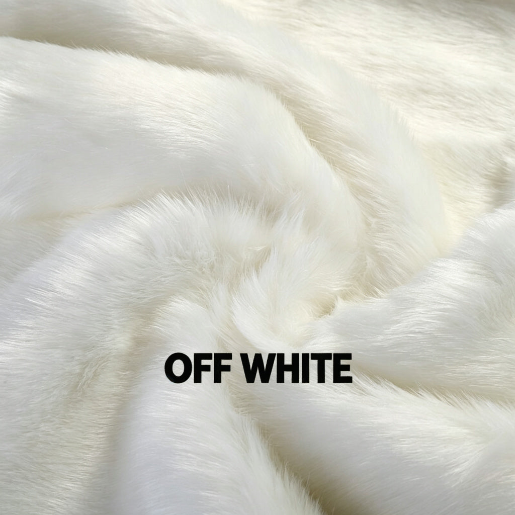 30mm Smooth Faux Fox Fur Fabric