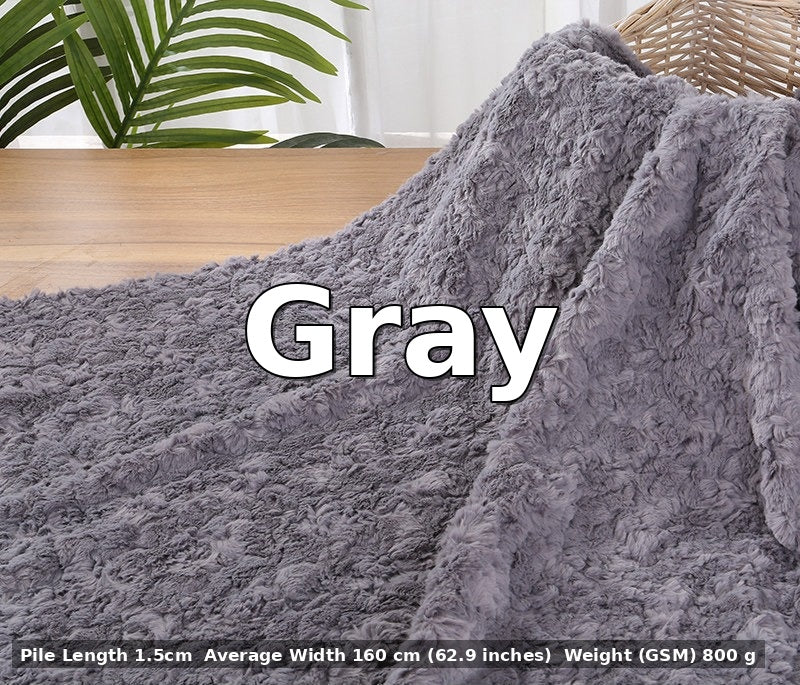 20mm Curly Faux Fur Fabric