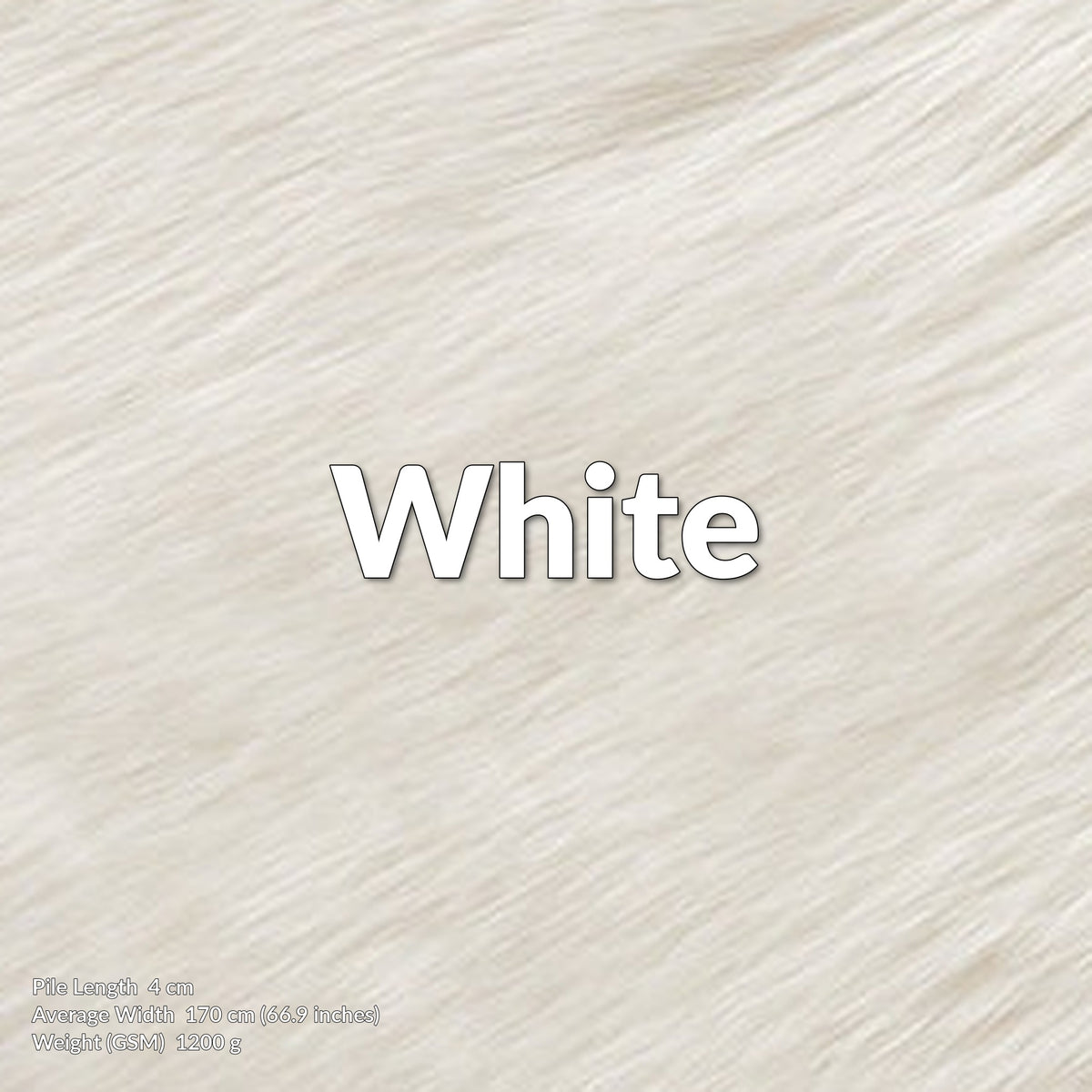 40mm Thickened Lightweight Smooth Faux Fur Fabric