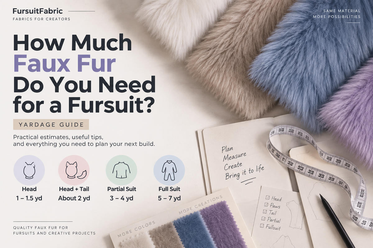 How Much Faux Fur Do You Need for a Fursuit? | Yardage Guide