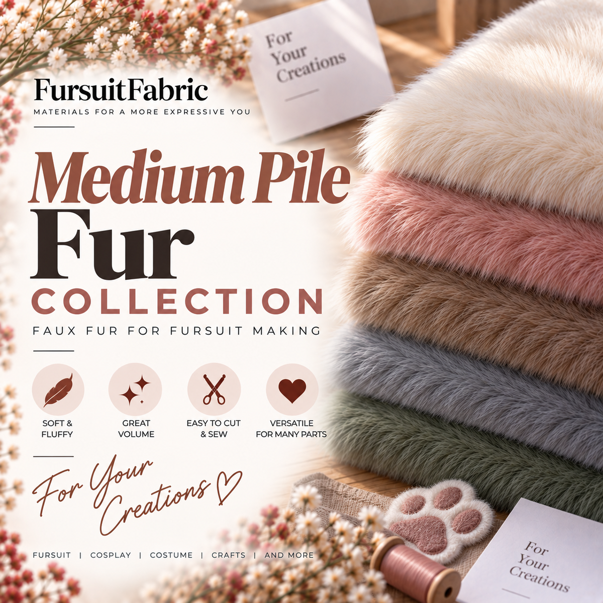 Medium Pile Fur